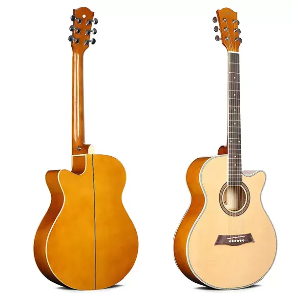 Deviser L-706 Semi-Acoustic Guitar Natural