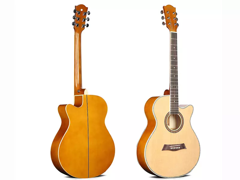 Deviser L-706 Semi-Acoustic Guitar Natural
