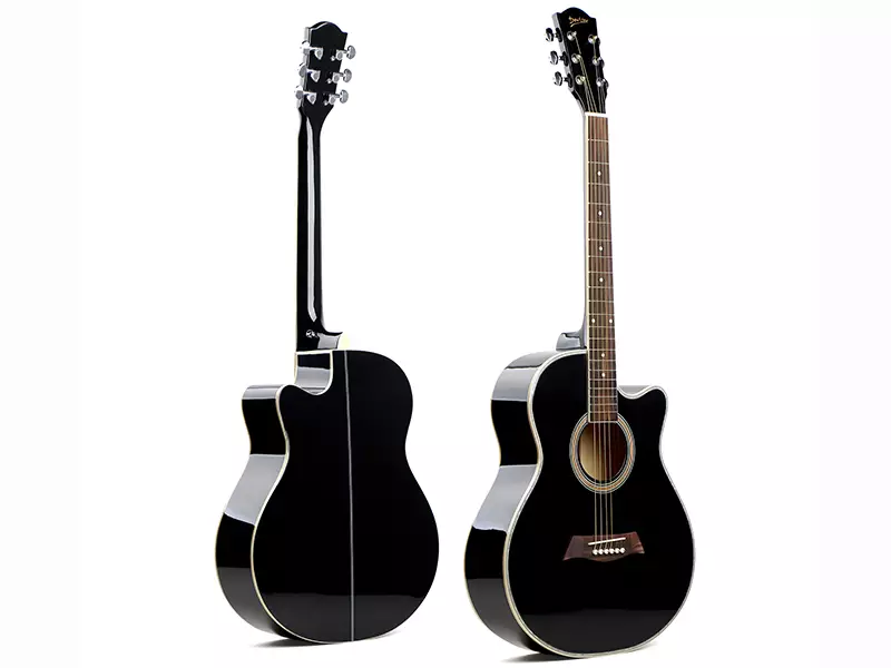 Deviser L-706 Semi-Acoustic Guitar Black