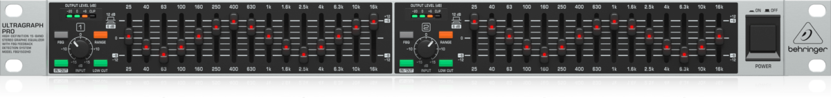 Behringer FBQ1502HD Stereo Graphic EQ