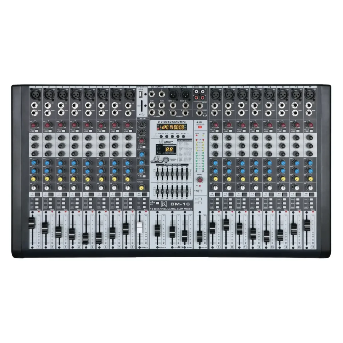Beta3 BM16 16-Channel Analog Mixer