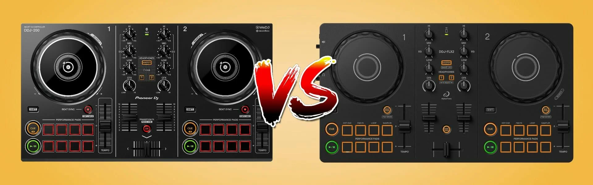 DDJ-200 vs FLX2 DJ Controller