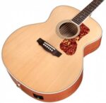 Guild F-250E Deluxe Jumbo Acoustic-Electric Guitar - Blonde