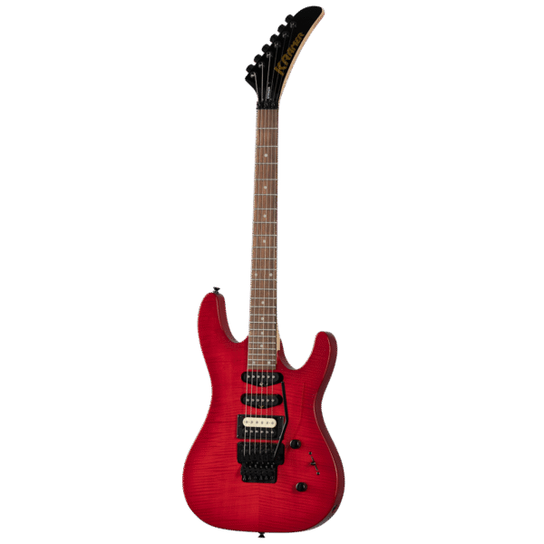 Kramer Striker Figured HSS Transparent Red ,