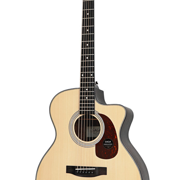Saga SF830GCE 41" Cutaway Acoustic Electric Guitar – Premium Full-Size Guitar in Nepal