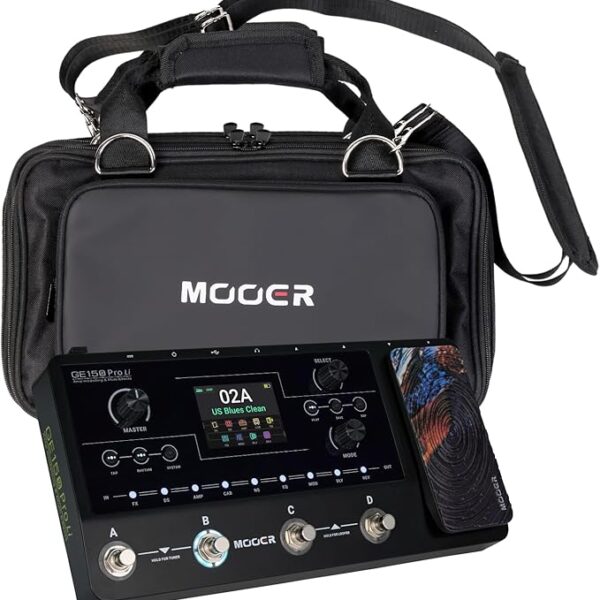 Mooer GE150 Pro Multi-Effects Processor – Advanced Guitar Effects Pedal with Amp Modeling & Looper
